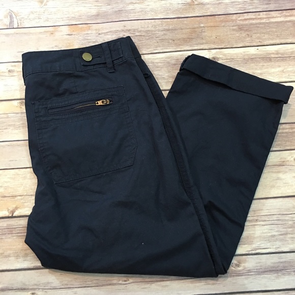 SOLD 4 GAP Straight Cropped Capri Navy Blue Pants - Picture 8 of 8